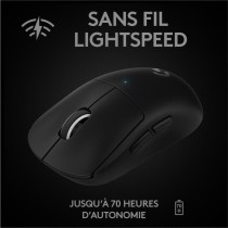 Souris Logitech Gaming G PRO X Superlight sans fil, pour PC/Mac - Noir