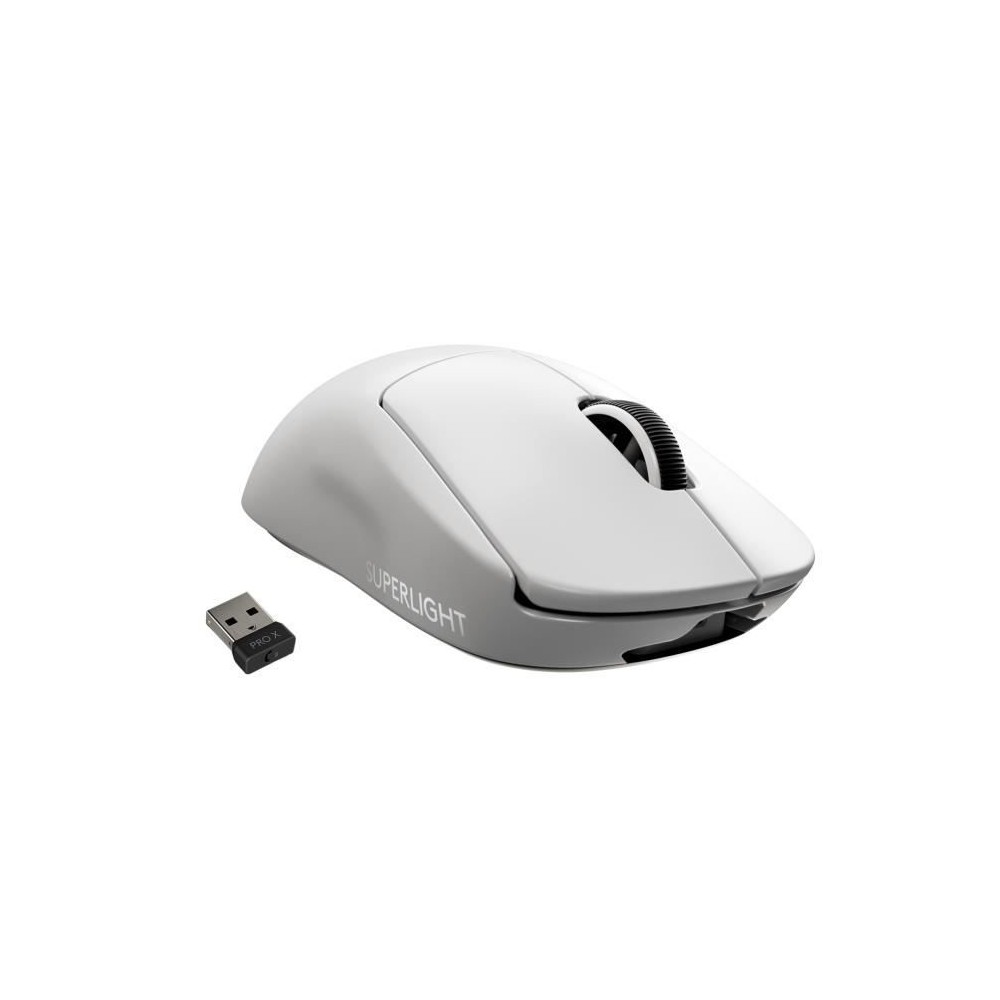 Souris Logitech Gaming G PRO X Superlight sans fil, pour PC/Mac - Blanc