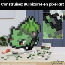 MEGA-Pokémon-Bulbizarre-Coffret de construction rétro 374 pieces -