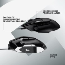 Souris Logitech G502 X Souris Gaming Filaire - Noir