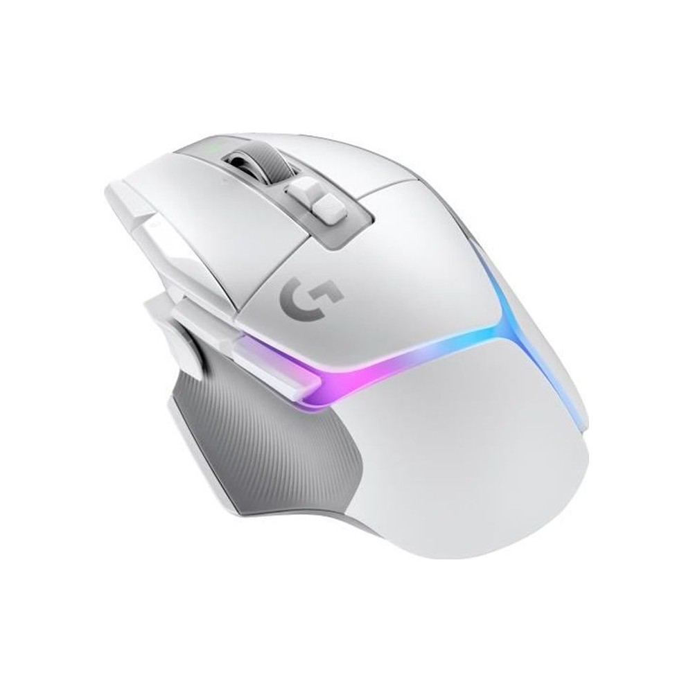 Souris gamer - Filaire - Logitech G - G502 X Plus Lightspeed - Blanc