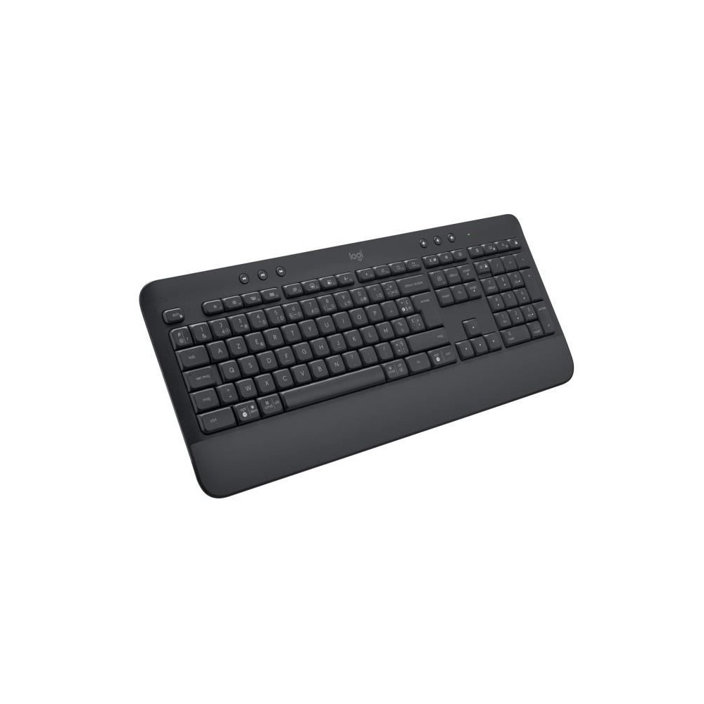 Clavier Logitech Signature K650, Clavier sans fil Ergonomique Entier avec Repose-Poignets - Graphite