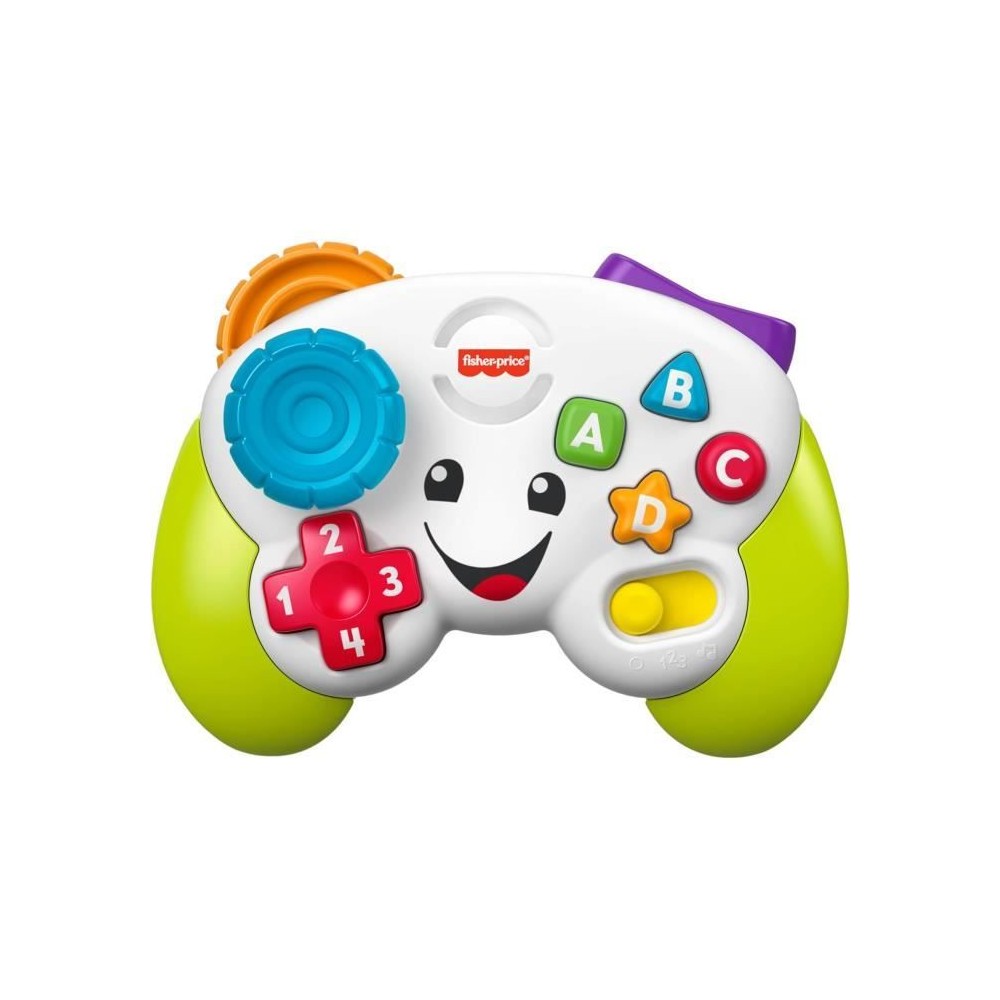 Fisher-Price-Manette de jeu et d'apprentissage Rires et Éveil HXB63