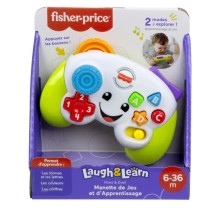 Fisher-Price-Manette de jeu et d'apprentissage Rires et Éveil HXB63