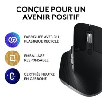 Souris Logitech MX Master 3S pour Mac - Bluetooth Sans Fil - Gris Sideral