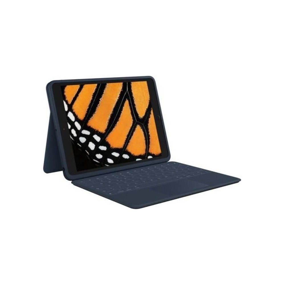 Étui clavier - Logitech Rugged Combo 3 Touch - Pour iPad 7e, 8e et 9e générations AZERTY, Français