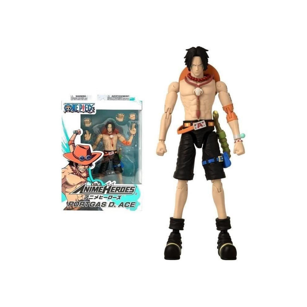 Figurine Portgas D. Ace 17 cm - Bandai - Anime Heroes - One Piece