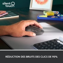 Souris Logitech Sans Fil pour gaucher Signature M650 L Left Pour Mains Larges, Silencieuse, Bluetooth, Boutons Programmables - G