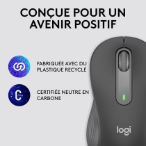 Souris Logitech Sans Fil pour gaucher Signature M650 L Left Pour Mains Larges, Silencieuse, Bluetooth, Boutons Programmables - G