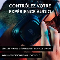 Casque gamer - Sans fil - Logitech G - A30 - PS, PC, Mobile - Bleu Marine