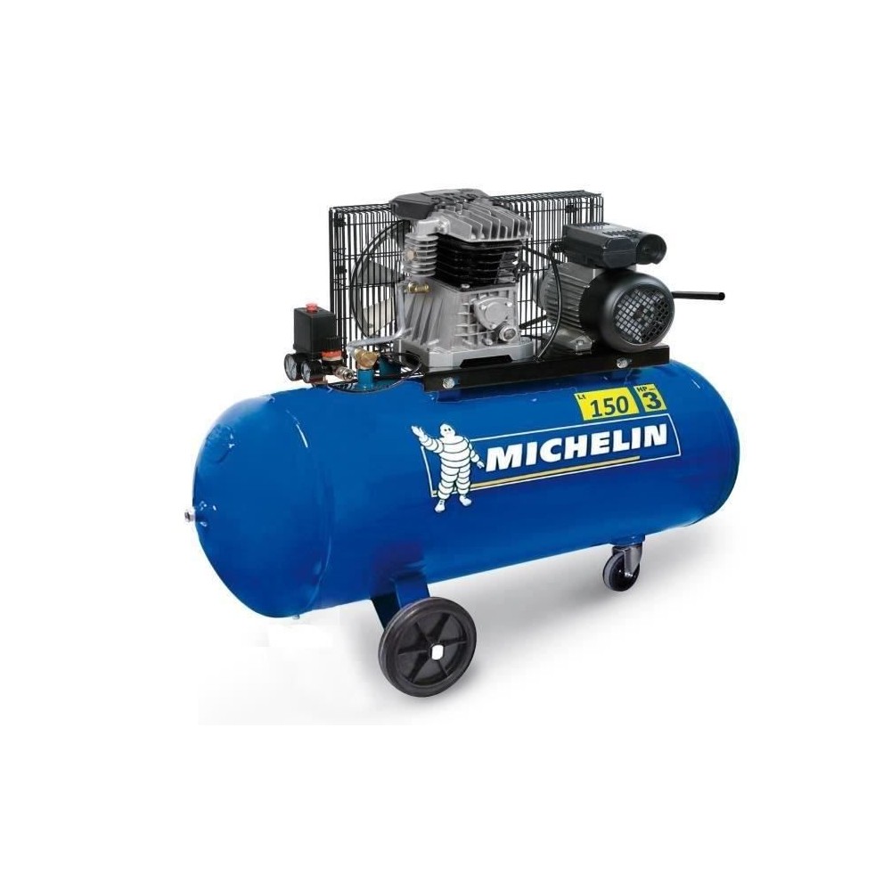 MICHELIN Compresseur a courroie 150L - 3 CV - 10 bars - 2850tr/min