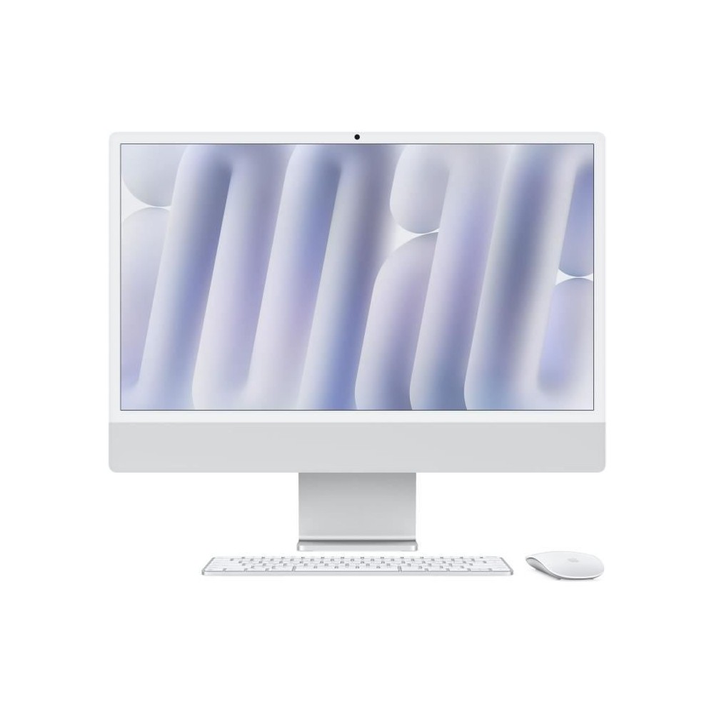 Apple iMac 24 ecran retina 4,5K 512Go SSD 24Go RAM Puce M4 CPU 10 coeu