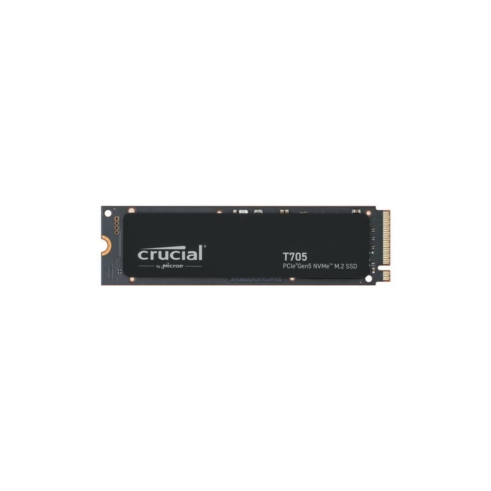 SSD Interne Gaming - CRUCIAL - T705 SSD 4To PCIe Gen5 NVMe M.2 (2024) - Rétrocompatibilité PCIe 3.0 et 4.0 - CT4000T705SSD3