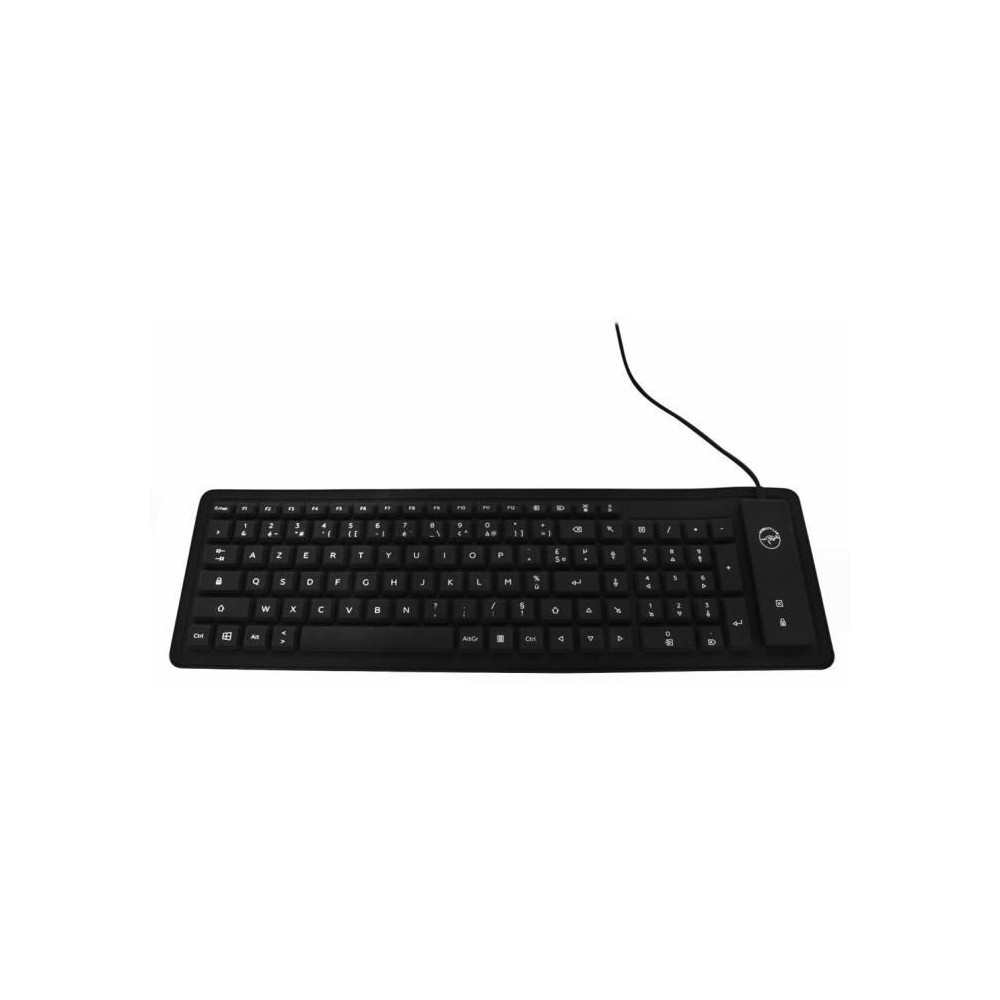 Mobility Lab clavier flexible, waterproof, étanche et enroulable ML300559 - AZERTY