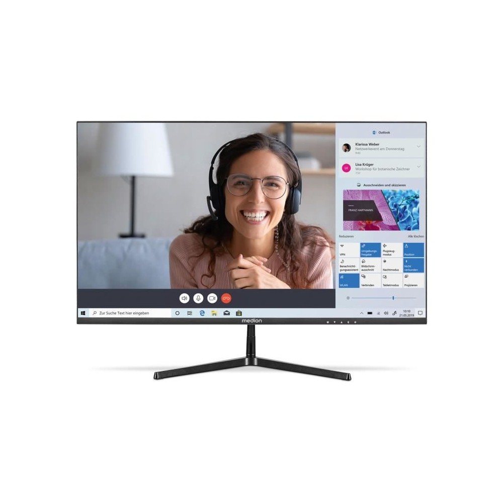 Moniteur grand écran - MEDION - AKOYA P52218 MD 20150 - 54,6 cm (22''