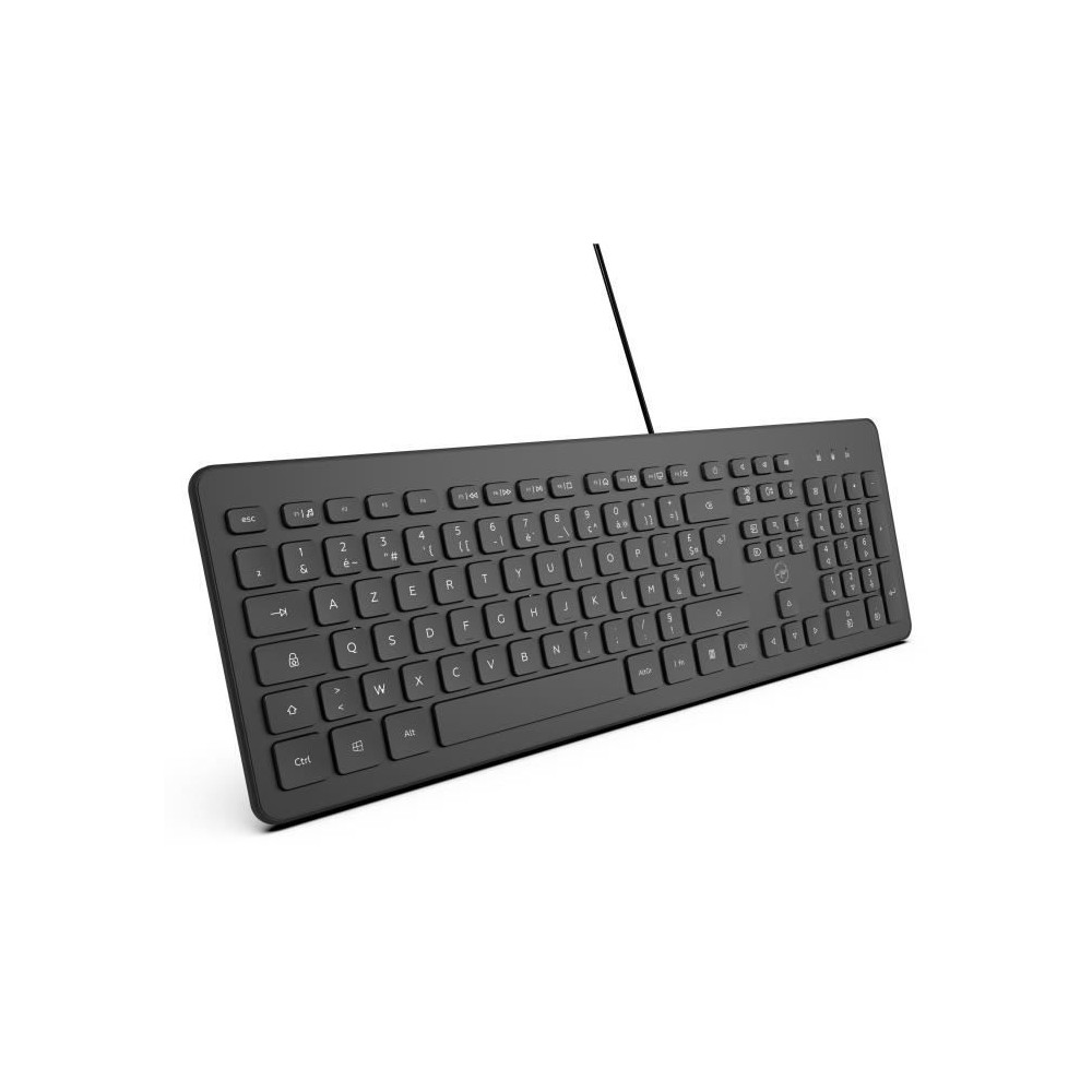 MOBILITY LAB ML304250 - Clavier PC Business Filaire avec 2 hub USB intégré - Noir