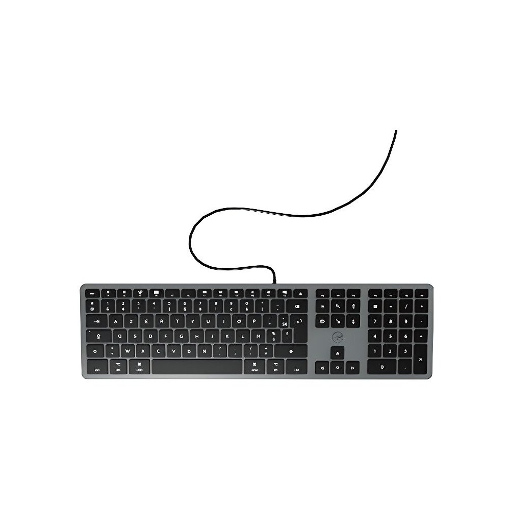 MOBILITY LAB Clavier DesignTouch filaire pour MAC Gris Sidéral - AZERTY