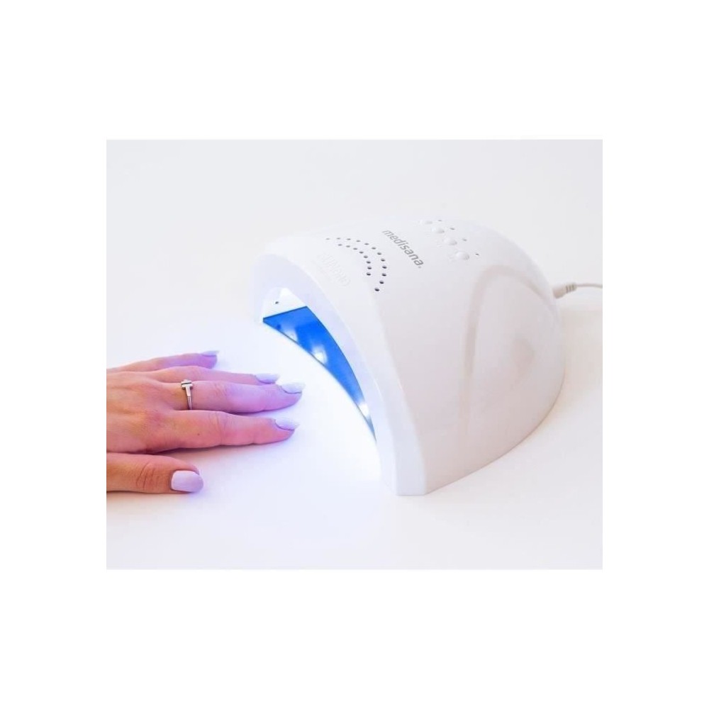 Lampe UV ongle LED - MEDISANA - ND A80 - 2 en 1 pour tous gels et vern