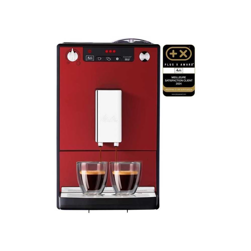 Machine a Café broyeur a Grain MELITTA Solo - Rouge Chili