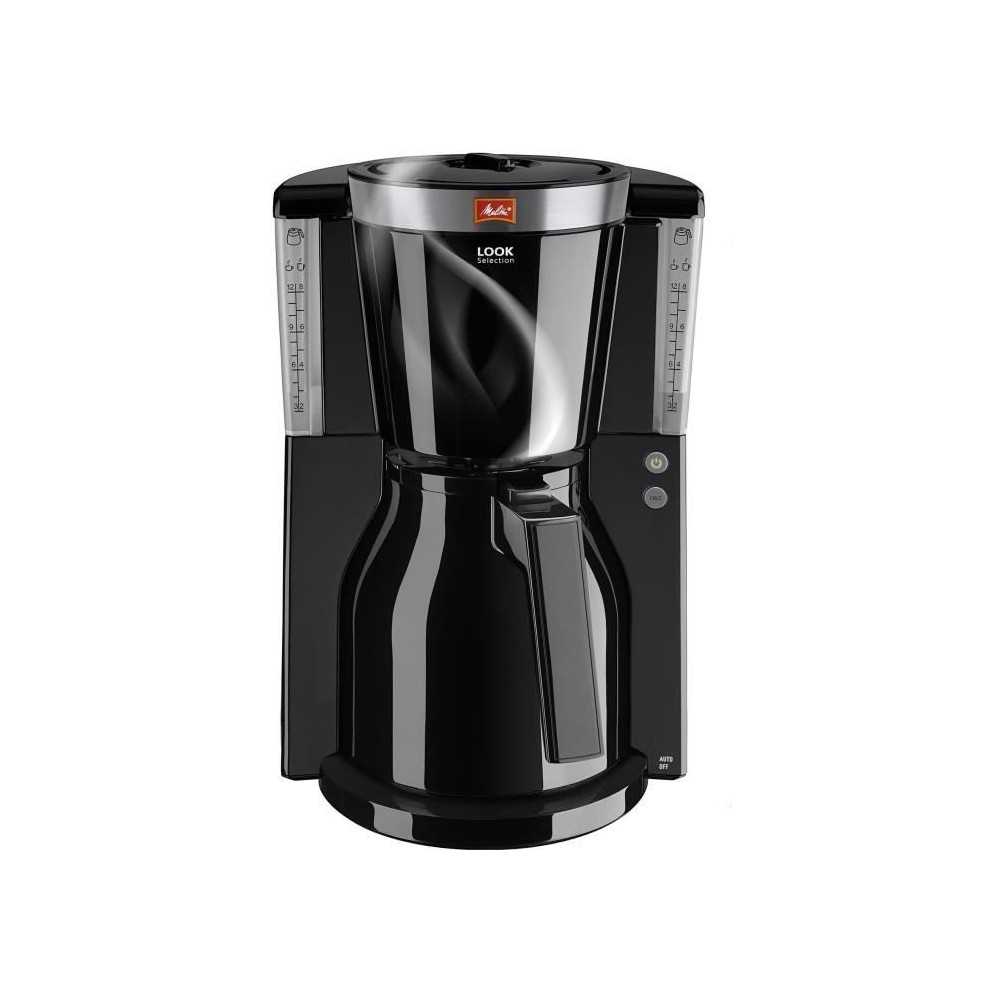 Cafetiere filtre MELITTA - Look IV Therm Selection 1011-12 Noir/Acier