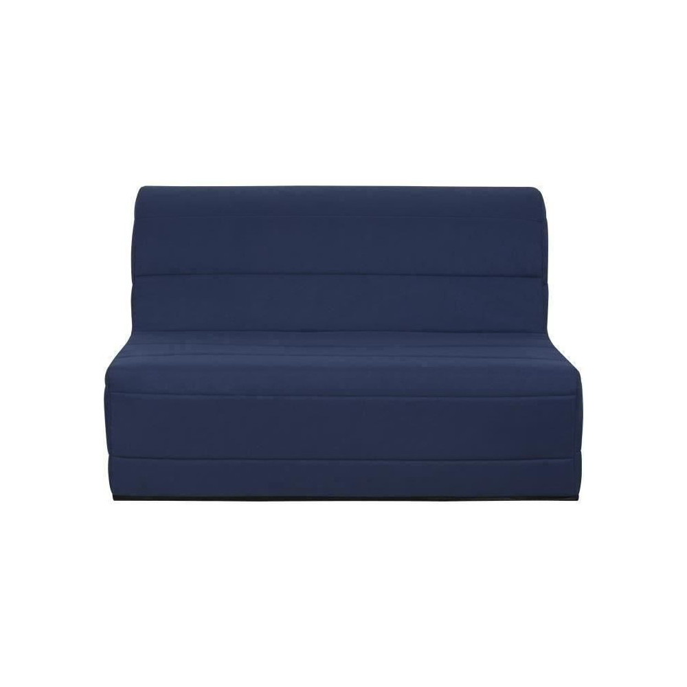 Banquette BZ 140x190 - Tissu bleu marine - MELISSA