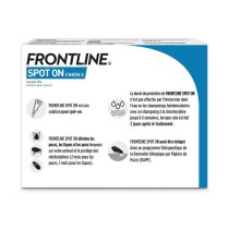 FRONTLINE Spot On Chien S - 2 a 10 kg - 4 pipettes- Puces tiques et po