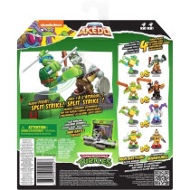 Coffret de figurines Donatello vs Baxter Stockman - Akedo - Moose Toys