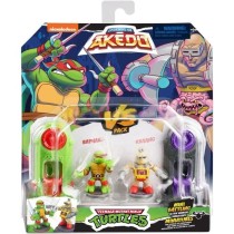 Figurines Tortues Ninja - Akedo - Raphael vs Rocksteady - Extérieur -