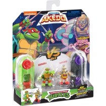 Figurines Tortues Ninja - Akedo - Raphael vs Rocksteady - Extérieur -