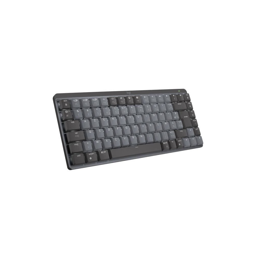 Clavier - Sans Fil - Logitech - MX Mini - Mécanique - Rétroéclairé - AZERTY - Graphite