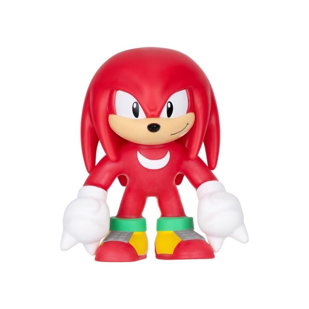 Figurine Knuckles - Sonic - Goo Jit Zu - 11 cm - Rouge et blanc - Mixt