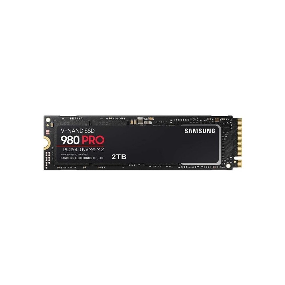 SAMSUNG - SSD Interne - 980 PRO - 2To - M.2 NVMe (MZ-V8P2T0BW) - Contrôle thermique intelligent - Compatible PS5