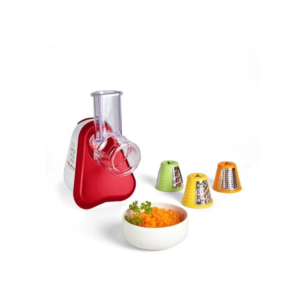 MOULINEX Fresh Express Découpe-légumes électrique, Râpe 3-en-1, C