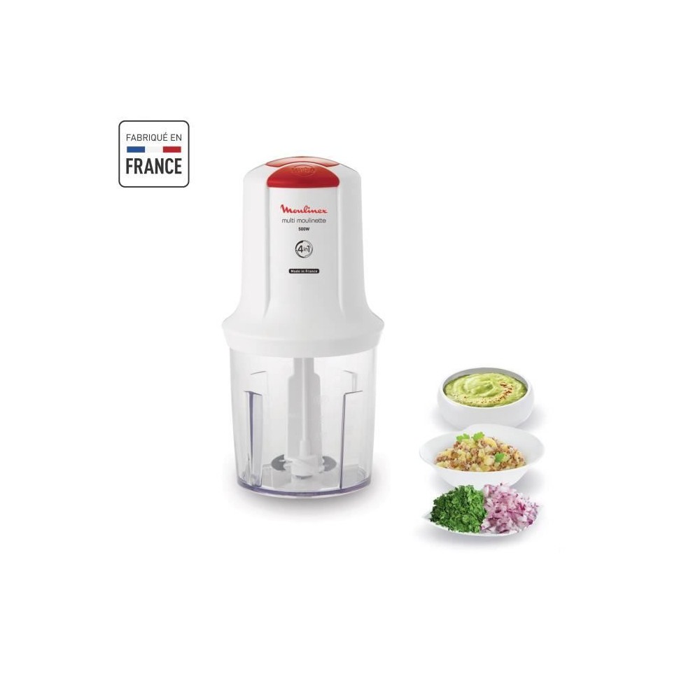 MOULINEX Multi-Moulinette Mini hachoir, 500 W, 2 vitesses, Accessoire