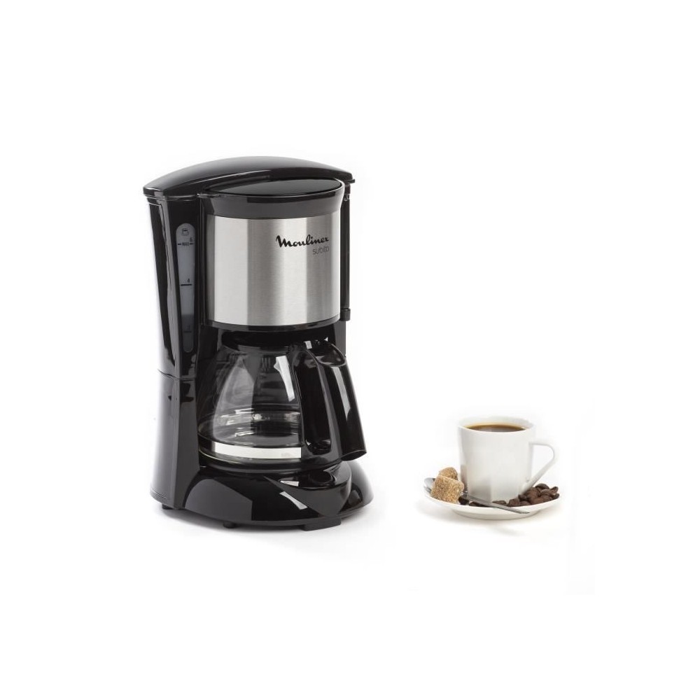 MOULINEX Subito Cafetiere filtre, Capacité 0,6 L, 6 tasses, Maintien