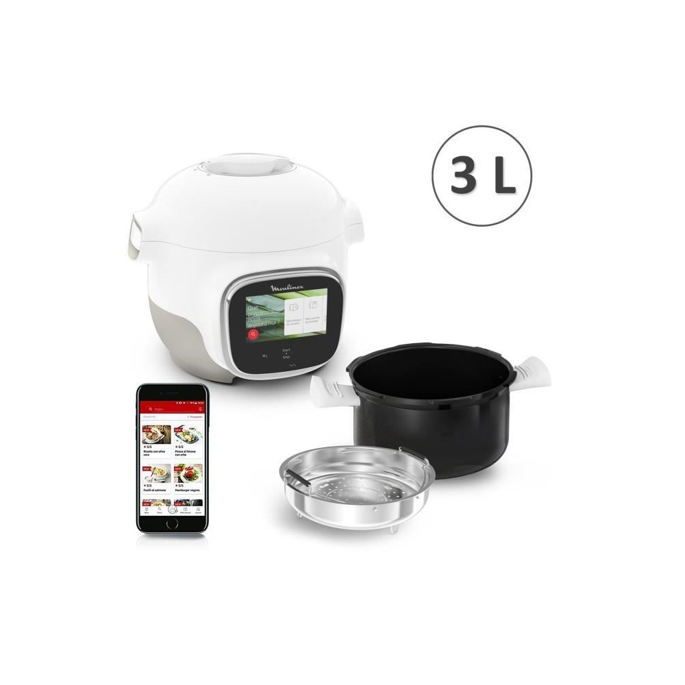 Mijoteur Moulinex COOKEO TOUCH MINI WIFI MULTICUISEUR INTELLIGENT 3L C