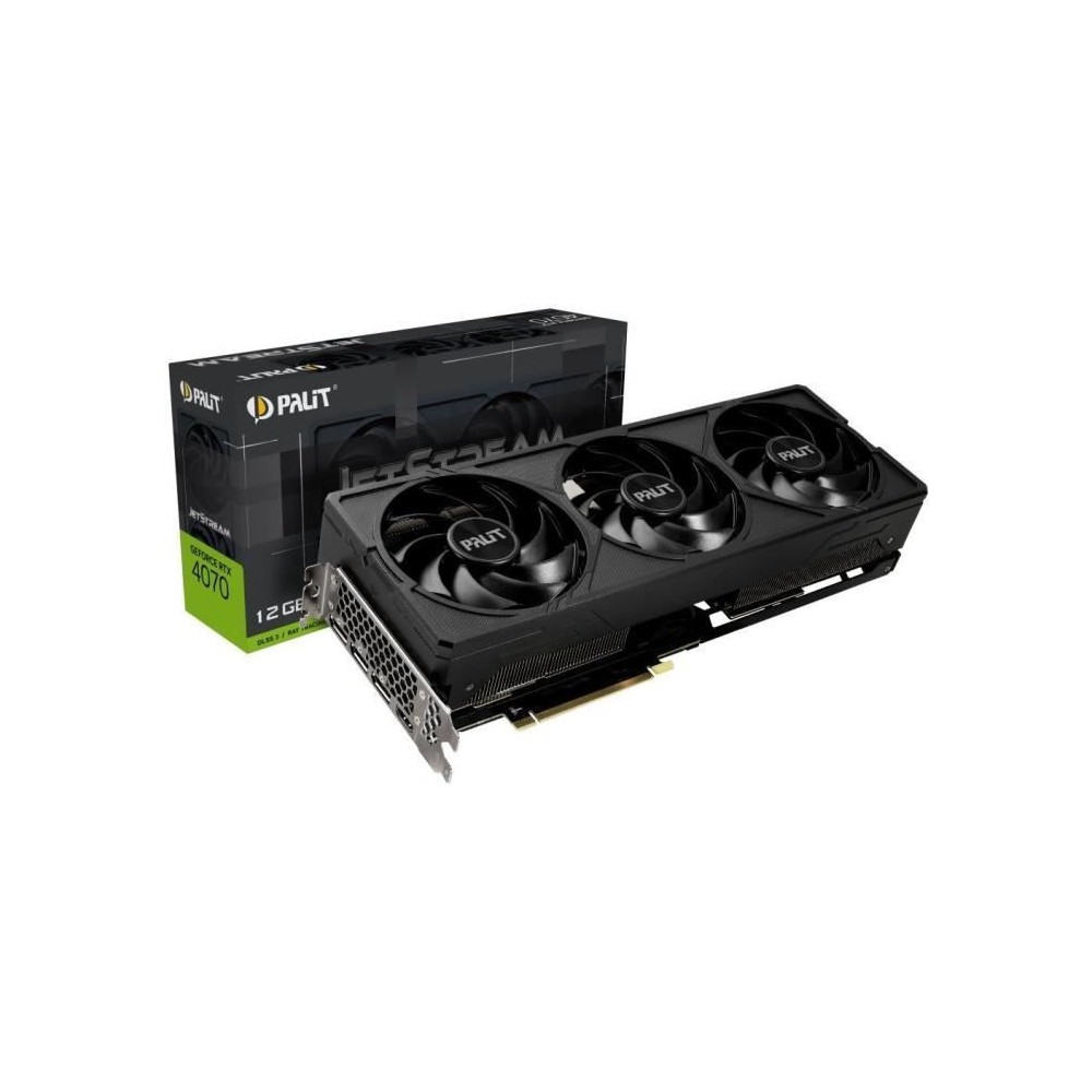 PALIT - Nvidia - Carte Graphique - GeForce RTX 4070 JetStream - 12Go