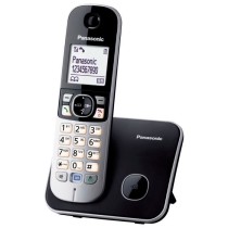 Panasonic KX-TG6811FRB | Téléphone Sans Fil DECT, ID Appelant, Blocage d'Appels, LCD Éco, Fonction Intelligente