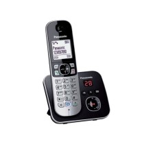 Panasonic KX-TG6821FRB | Téléphone Sans Fil DECT avec Répondeur, Mains Libres Identification Appelant,Blocage Appels,Écran L