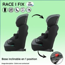 NANIA Siege auto isofix RACE I FIX, Groupe 1/2/3, de 3 a 10 ans, 9-36