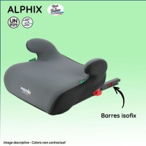 NANIA Rehausseur fixations isofix ALPHIX, groupe 3, de 8 a 12 ans, 25-