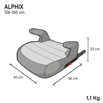 NANIA Rehausseur fixations ALPHIX, groupe 3, de 8 a 12 ans, 25-36 kg,