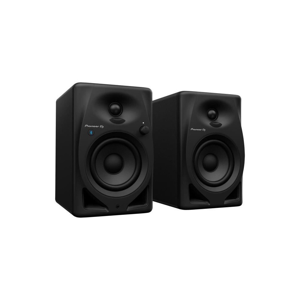 Paire d'enceintes de monitoring Pioneer DJ DM-40D-BT - Bluetooth - Bass Reflex - 2x19W - Mode DJ ou Production - Noir