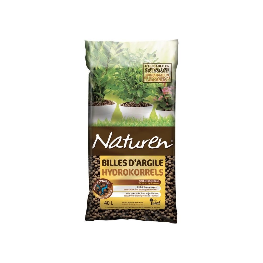 NATUREN Billes d'Argile - 40L