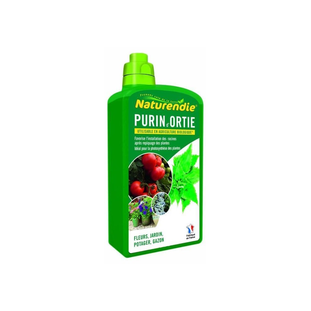 Purin d'orties - NATURENDIE - Fleurs, jardin, potager, gazon - 1 L