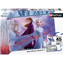 Puzzle La Reine des Neiges 2 - Nathan - 45 pieces - Amour de deux soeu