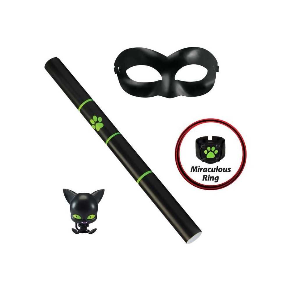 BANDAI - Miraculous Set de transformation - Chat Noir - Accessoire Mag