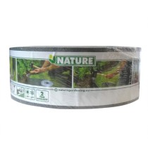 Bordure de jardin en polyéthylene gris H7,5 cm x 10 m - NATURE