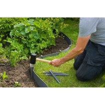 Piquets pour bordures de jardin - NATURE - Ancres en polypropylene gri