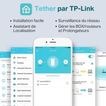 TP-LINK Répéteur Wi-Fi double bande AC 750Mbps RE200